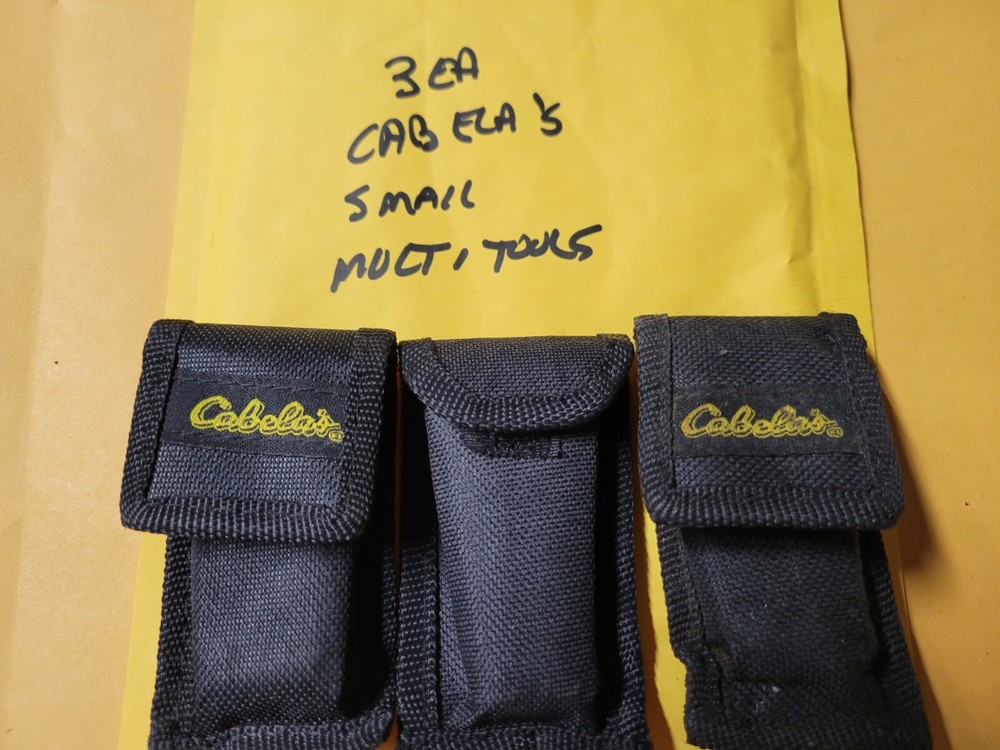 3 EA CABELOS MINI MULTI TOOLS W/ SHEATHS
