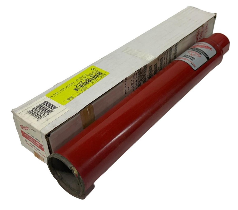 Milwaukee 48-16-2514 Diamond Core Bit 2-1/2" Pre-Stressed 14" Core Depth