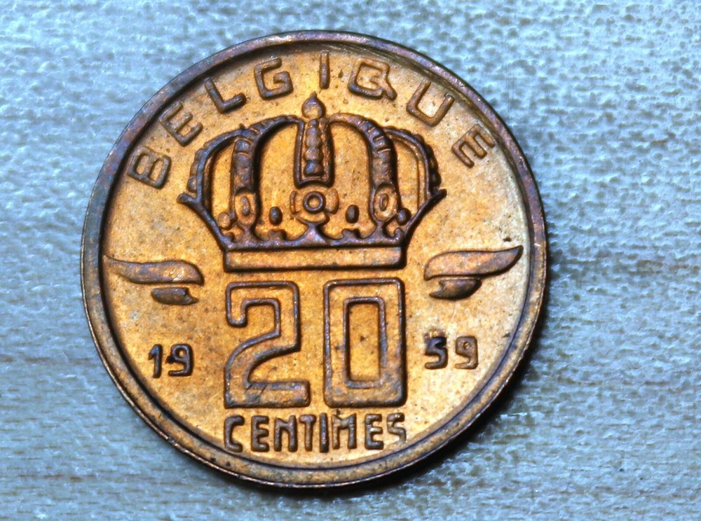 1959 Belgium 20 Centimes