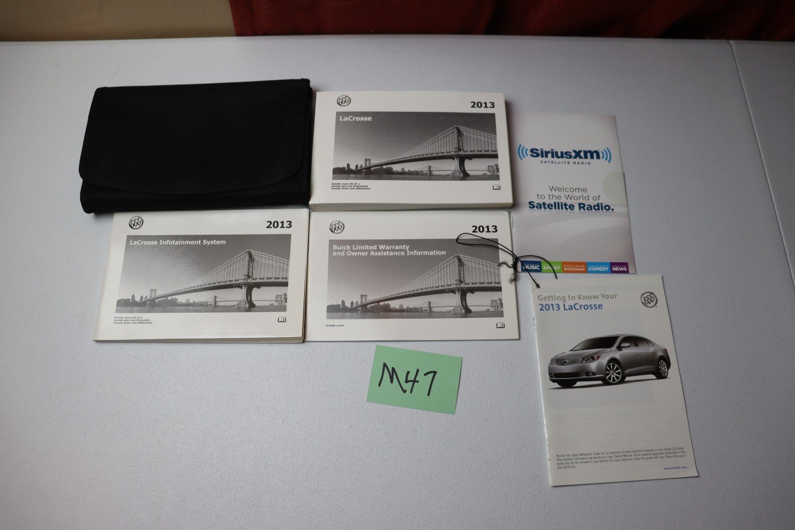 2013 Buick Lacrosse Owners Manual Premium Touring Leather With Infotainment