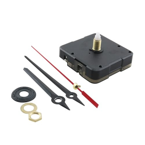 TAODAN 2.2x2.2inch Black Pendulum Clock Movement Replacement Clock Movement