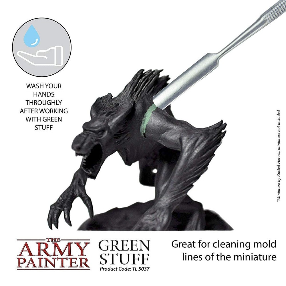Green Stuff, 2 Part Modelling Clay, 20cm, Mouldable Model Putty Modelling Com...