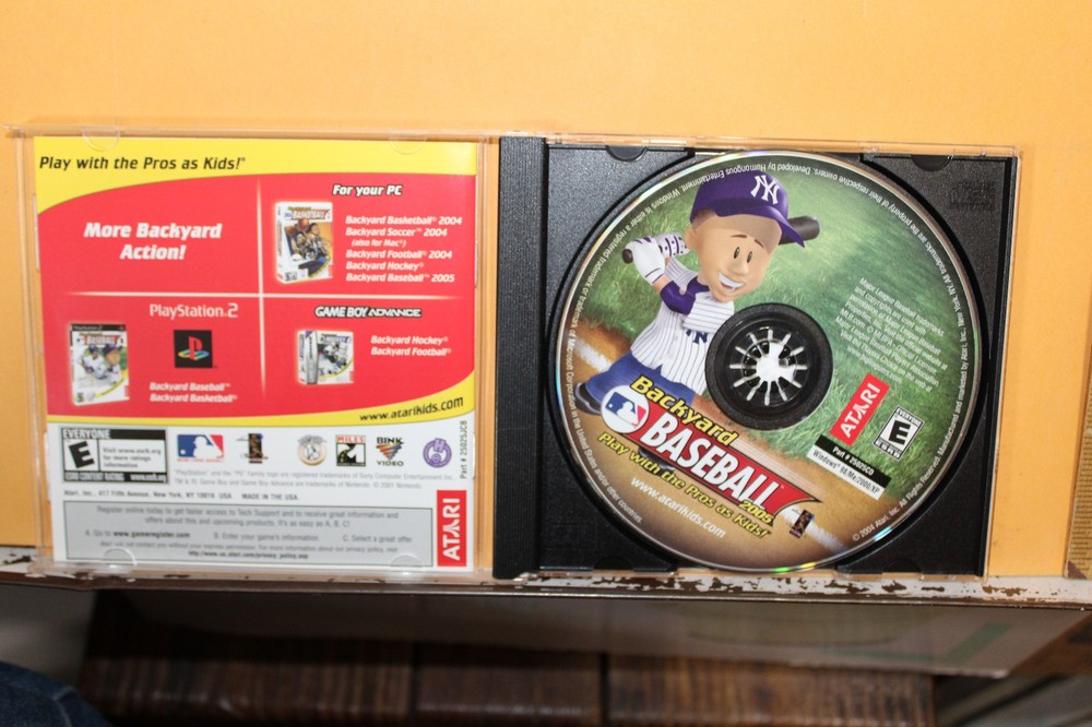 Backyard Baseball 2005 PC CD-ROM Alex Rodriguez Atari
