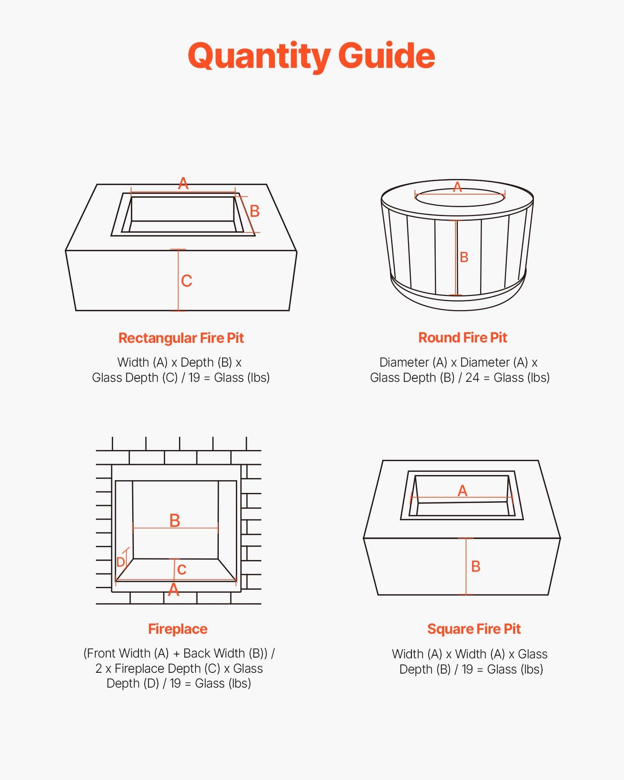 VEVOR 20 LBS Fire Glass 1/2-Inch Fireplace Glass Rocks for Fire Pit Table Black