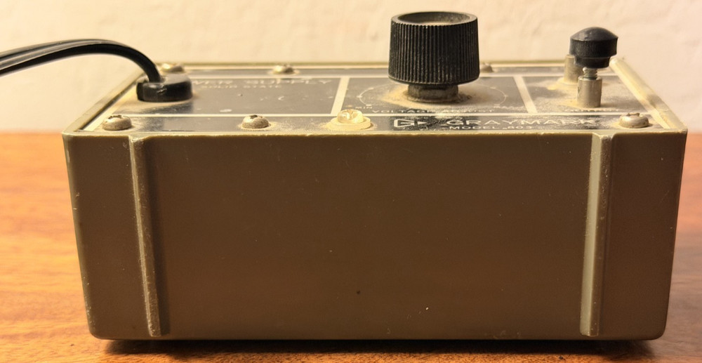 Vintage GrayMark 803 Model Train Power Supply Solid State Japan