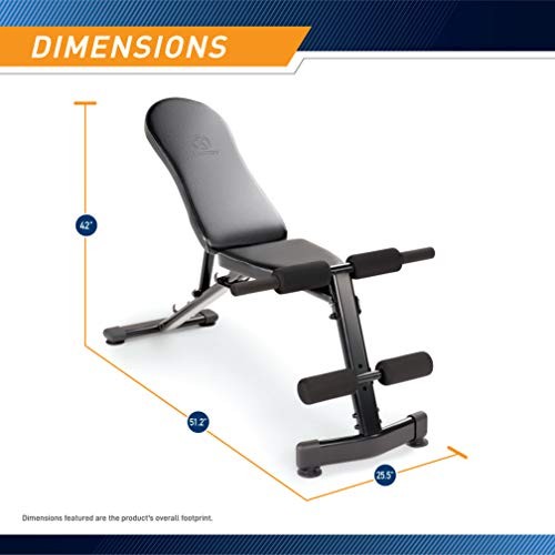 Multi-Purpose Adjustable Workout Utility Weight Bench for Full Body Upright,