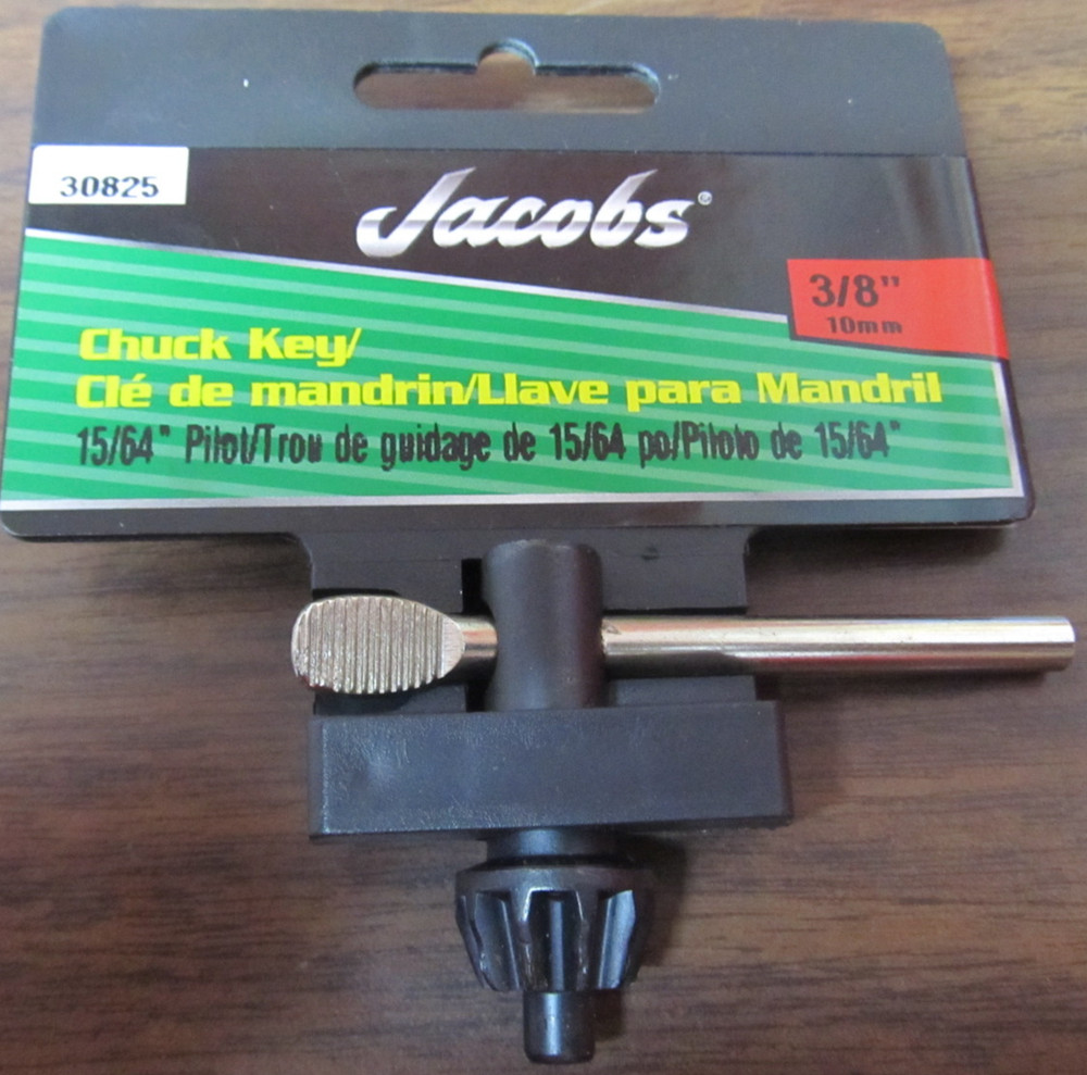 Jacobs Chuck Key  3/8"   # MFG. # 30825  NEW