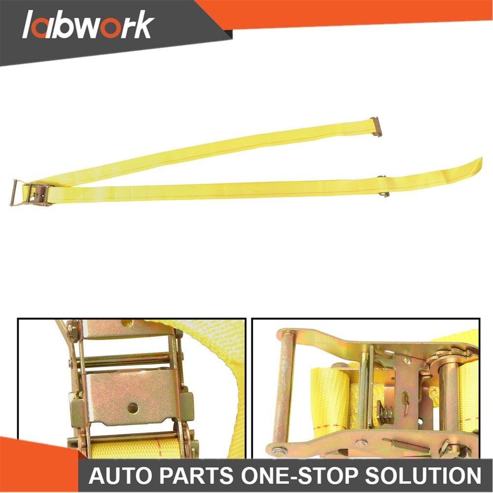 Labwork E Track Tie Down Rail Kit 4' E Track Rails End Caps ETrack Straps