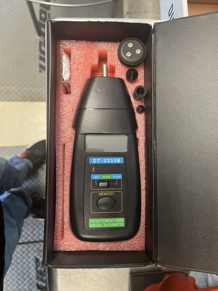 EXTECH Instruments 461893 Digital Photo Tachometer with Case & Instructions