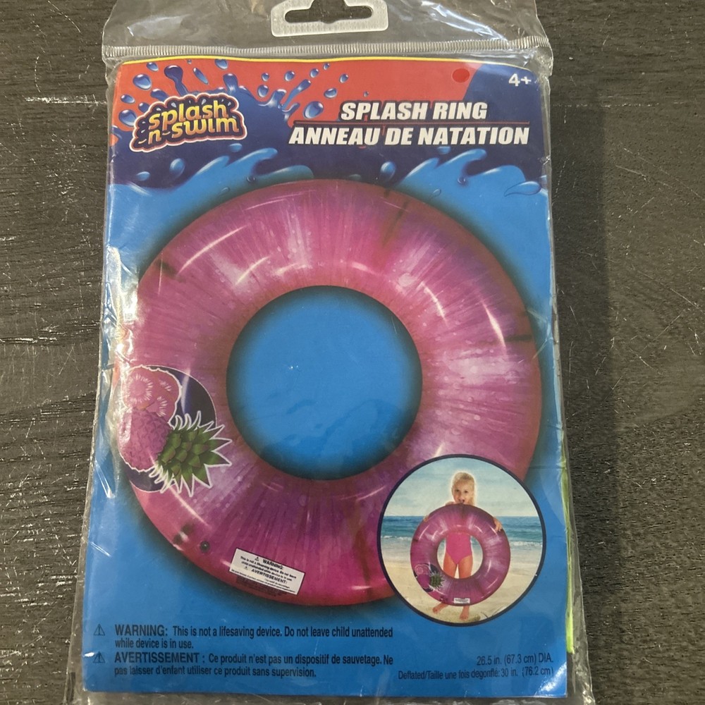 Splash N Swim Splash Ring Pink Pineapple
