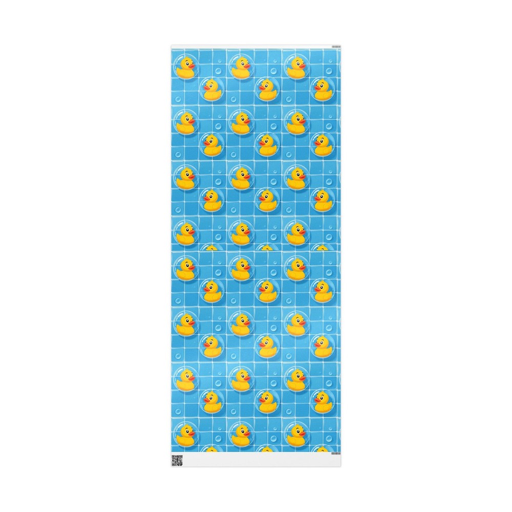 Rubber Duck Bubble Bath Premium Eco Friendly Decorative Gift Wrapping Paper