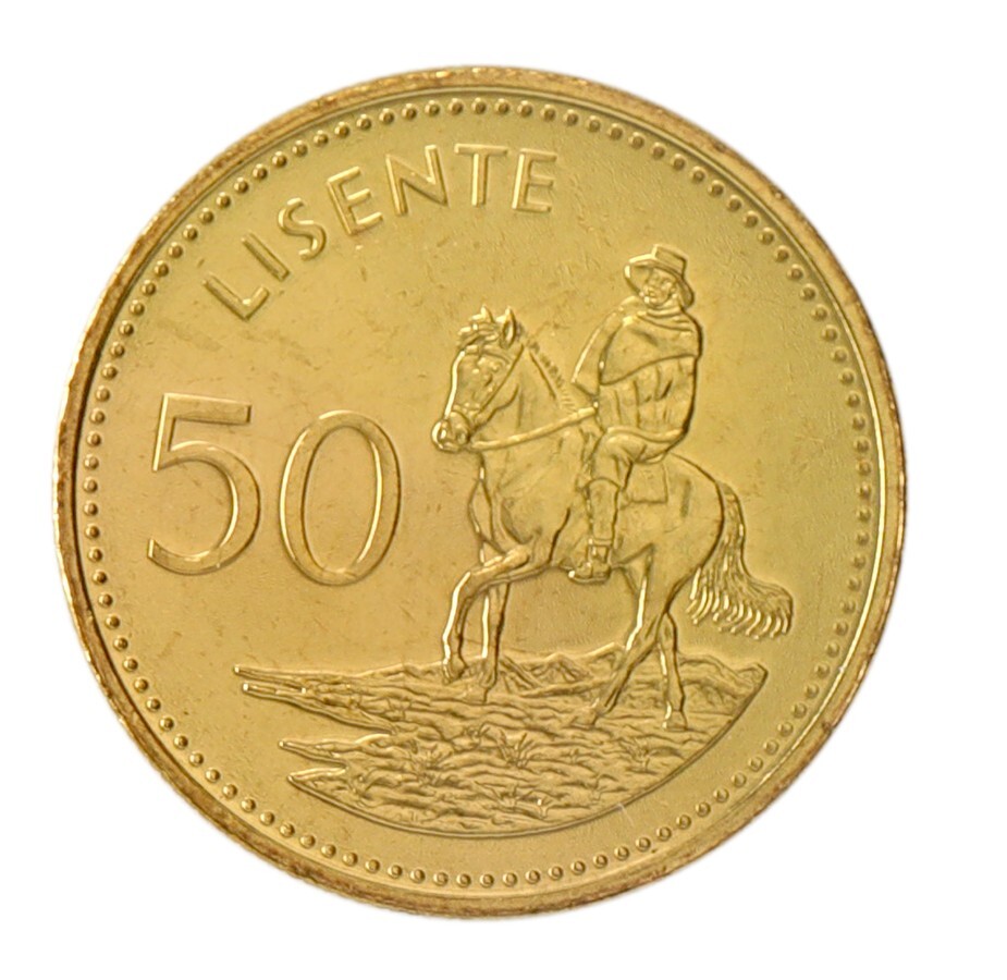 Lesotho 50 Lisente, 2018, KM #65, Mint