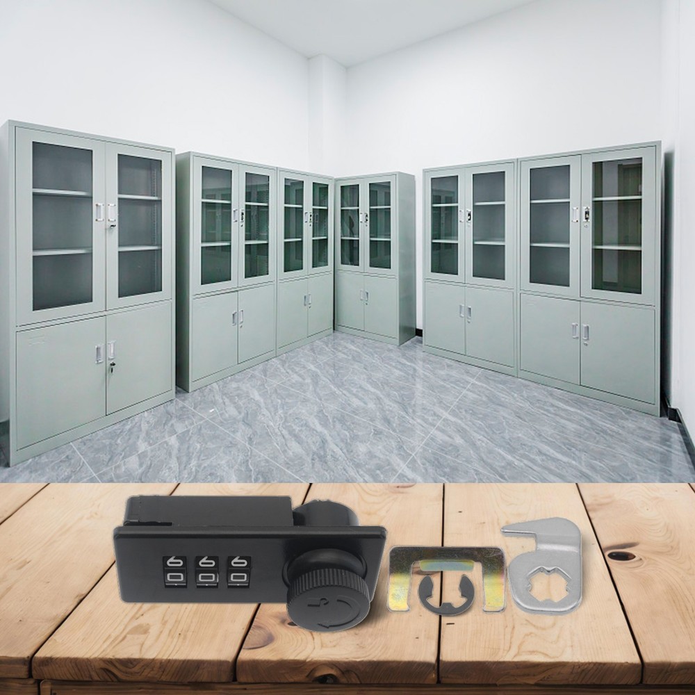 3 Digit Combination Password Drawer Lock Office Cabinet LocksSecurity Lockset
