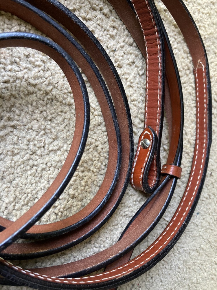 7.5” Leather Split Western Reins