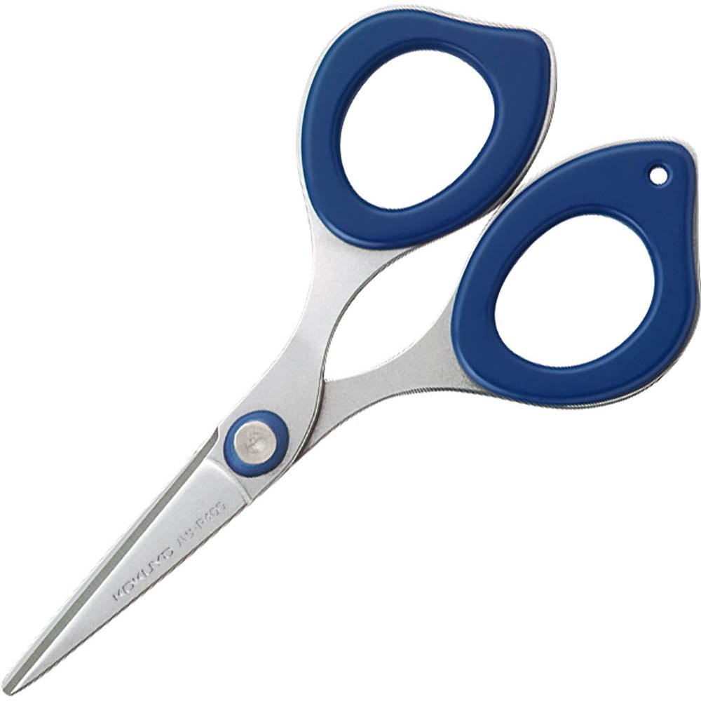 KOKUYO Scissors Compact Clippy Blue Hasa-P400B