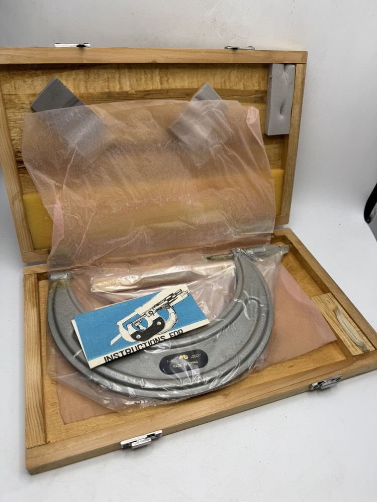 MG 7" - 8" .0001 Micrometer NEW