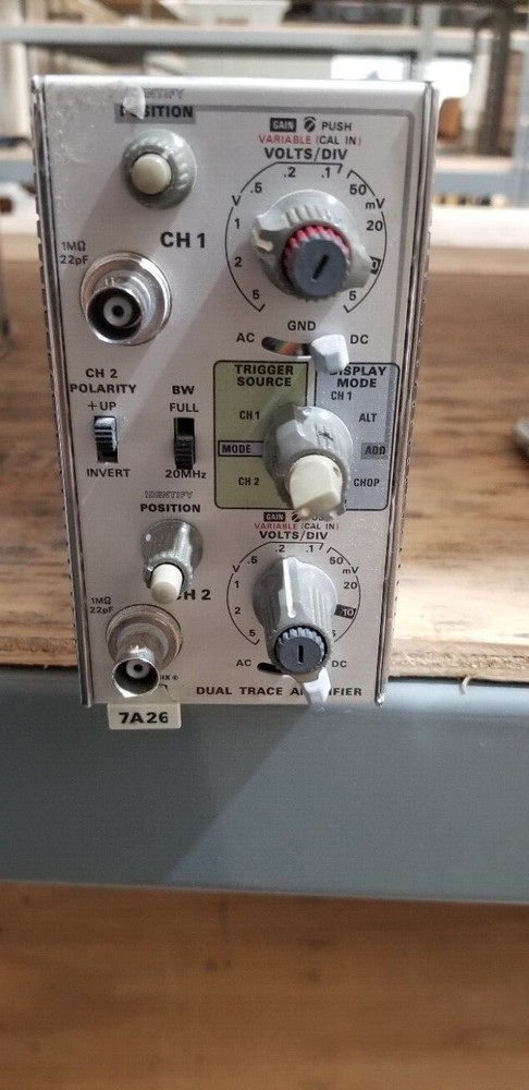 Tektronix 7A26 Dual Trace Amplifier Plug In Unit #15