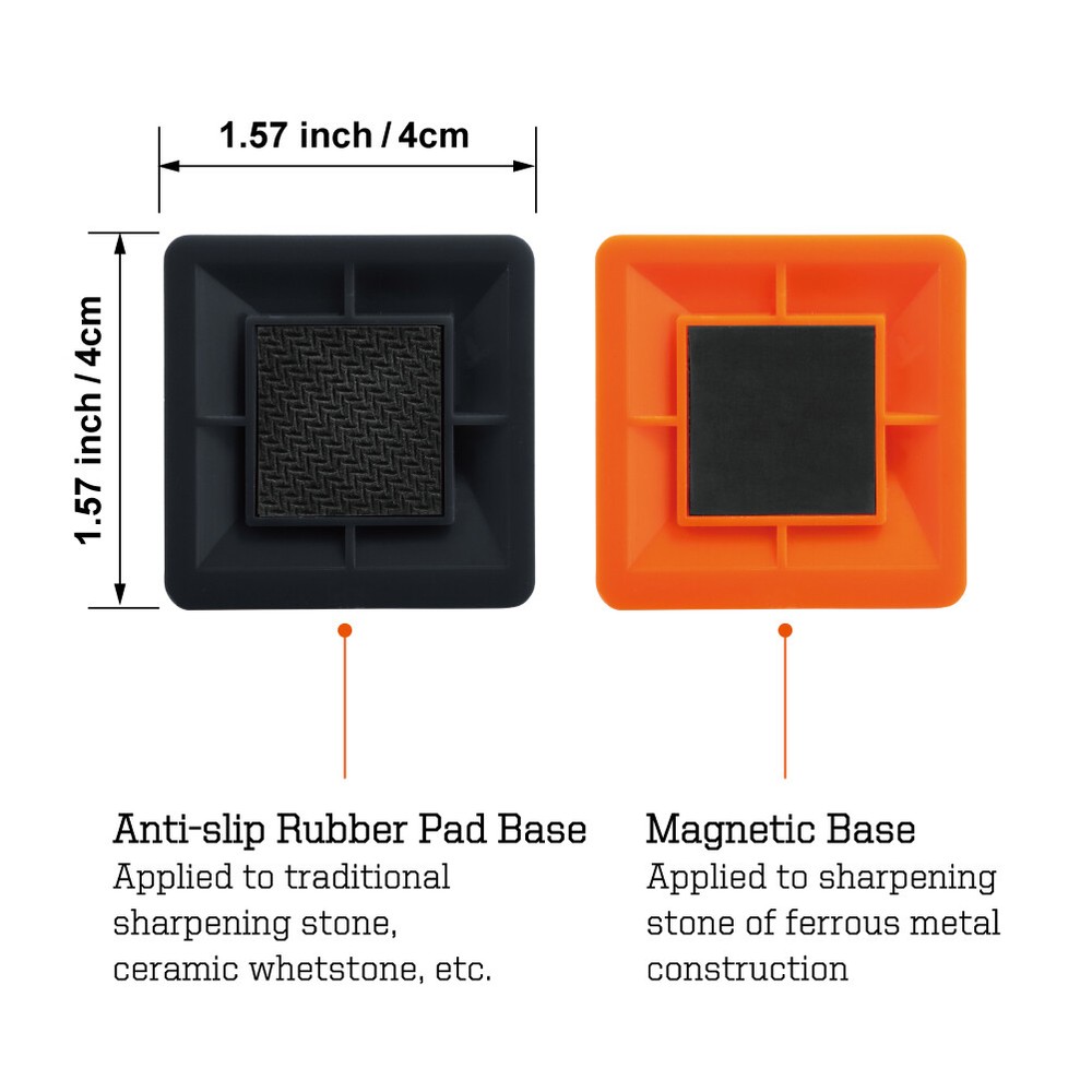 SHARPAL HOLDBUBBLE & ANGLE PYRAMID Whetstone Knife Blade Sharpener Angle Guide