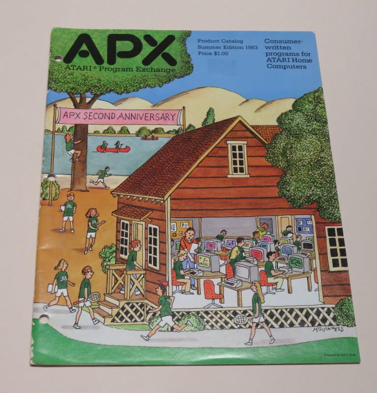 Vintage APX Atari Program Exchange Summer 1983 Catalog