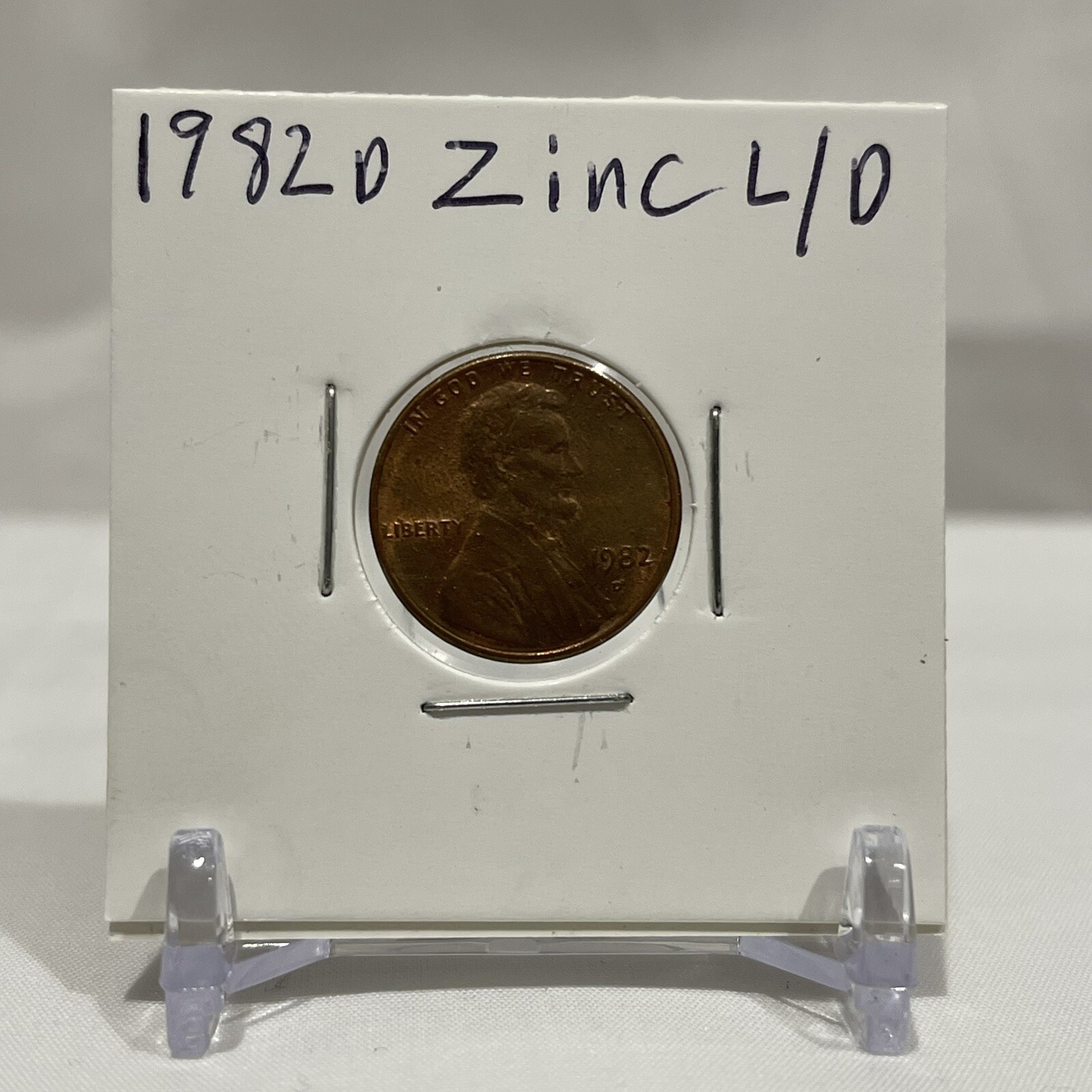 1982 P,D Lincoln Cent (CIRCULATED) Lot Of 7 L/D, S/D Zinc Copper Set (READ!)