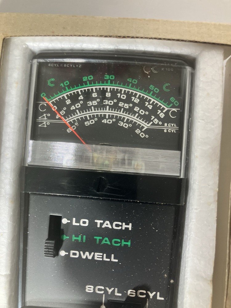 Vintage Cal Custom Hawk Dwell Tachometer Pocketune Meter