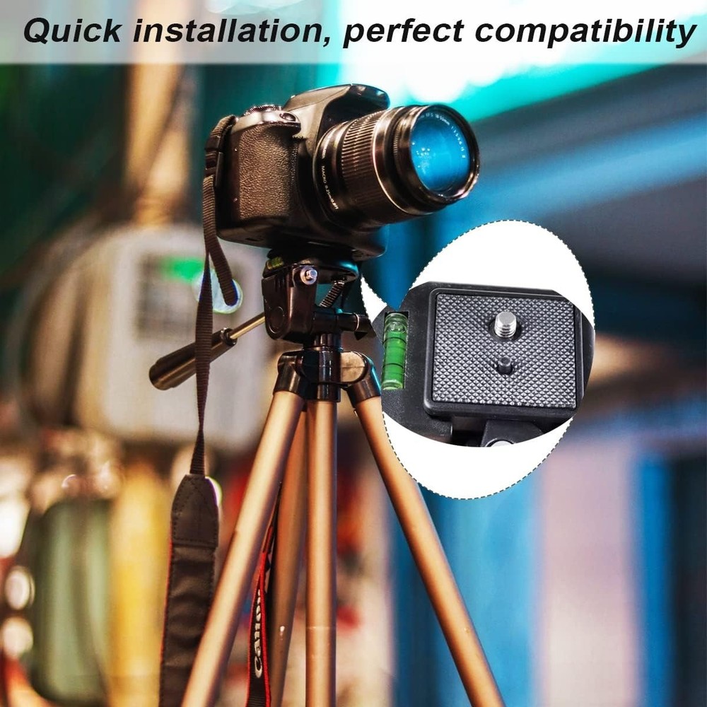 Durable 2-Pack 41mm Tripod Quick Release Plates - Compatible with Major Brands