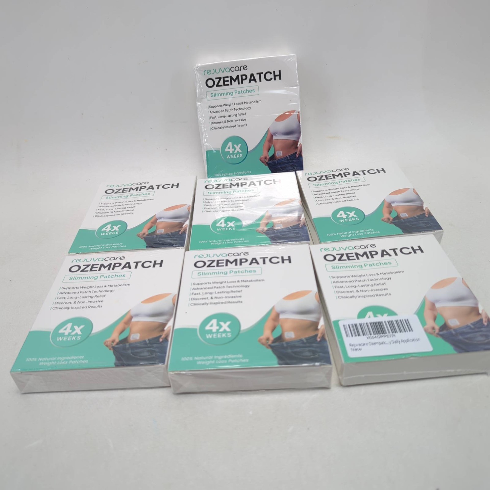 7 Rejuvacare OzemPatch Tonepatch Slimming Patches Lot Of 7 Months 210 Count