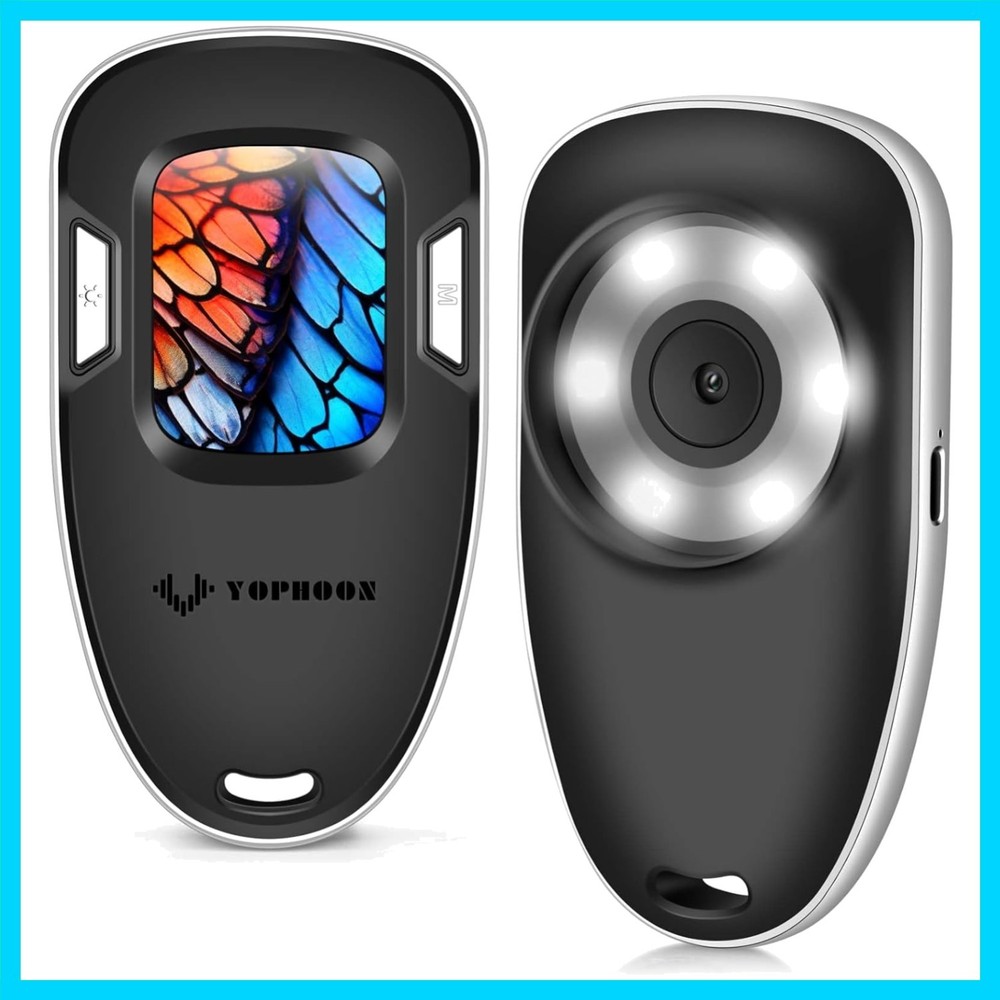 Digital Microscope Fixed Focus, 200x Mini Microscope Magnifier, Portable Hand...