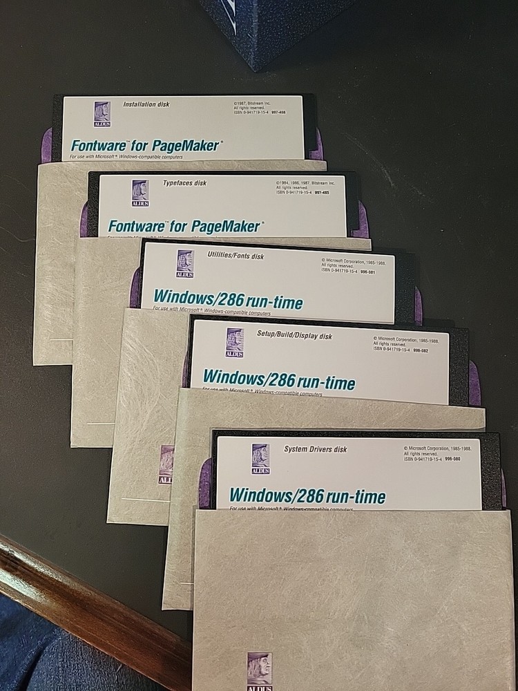 Vintage Aldus Pagemaker 3.0 Windows version