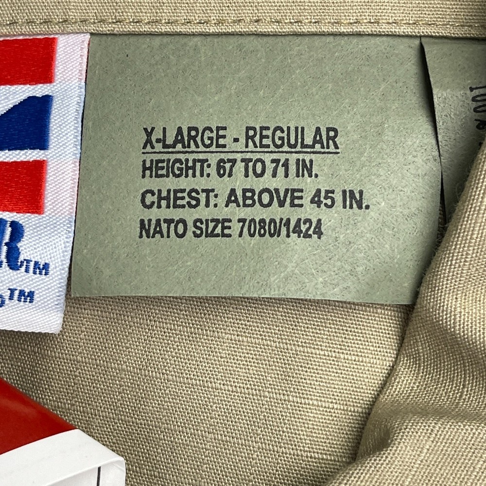 NEW BDU Propper Jacket - Tan - X-Large Regular