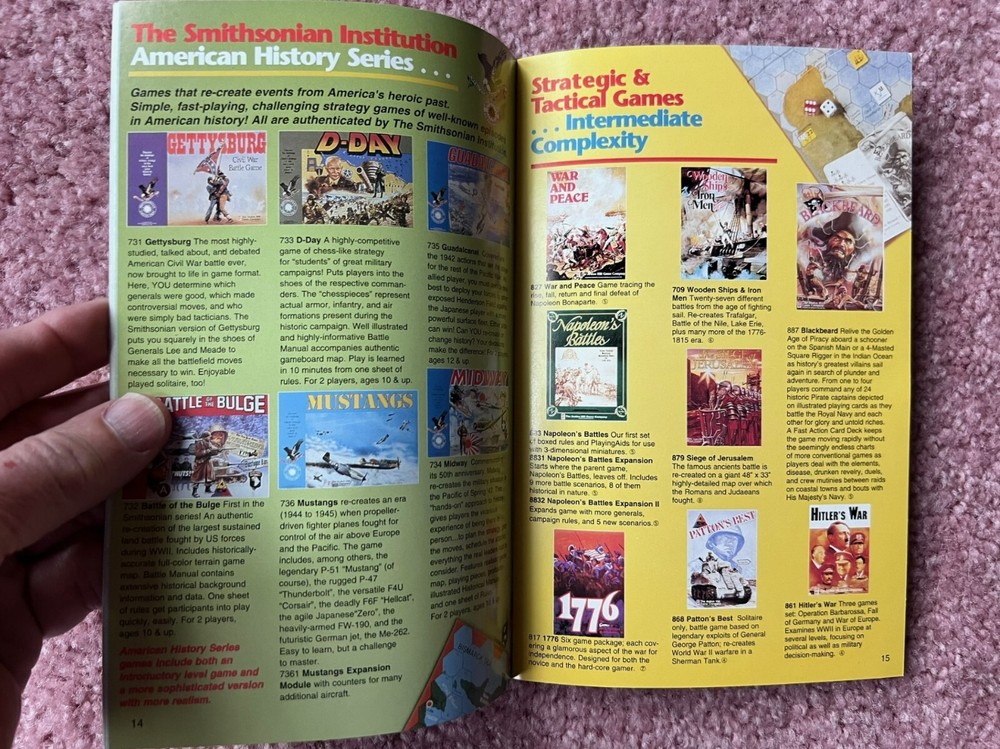 1994 Avalon Hill full color product catalog