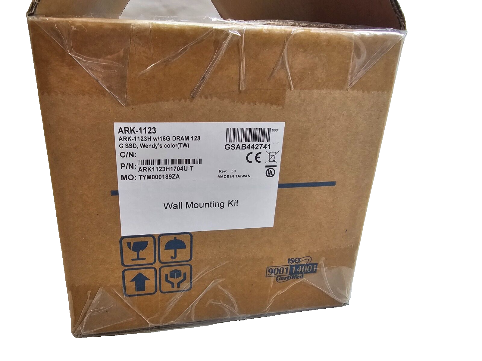 New Advantech ARK-1123 Industrial PC J1900 1.9Ghz 8GB/128GB, No OS, READ DESC!