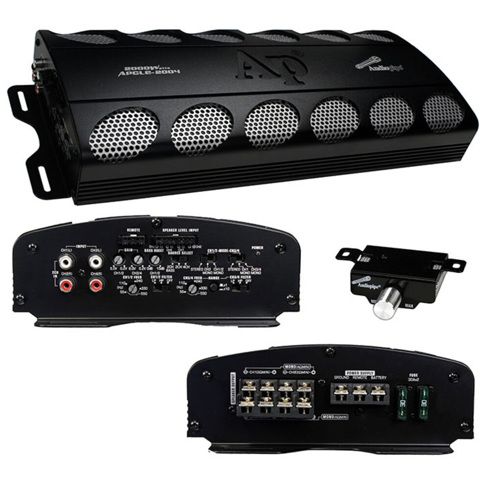 Audiopipe APCLE-2004 4-Channel 2000W Amplifier