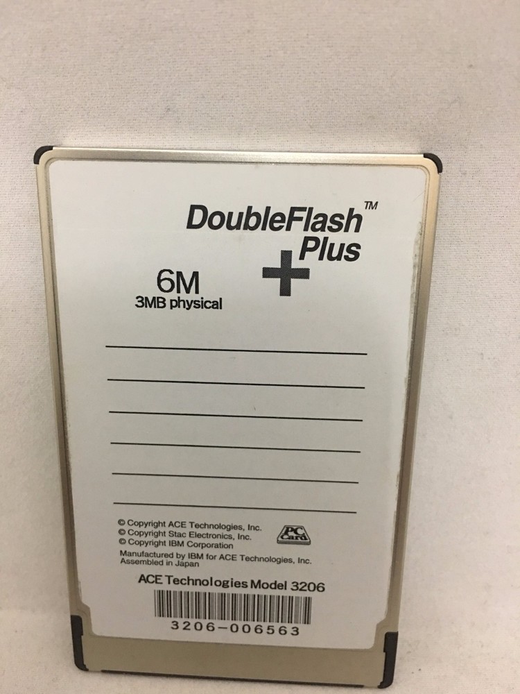Ace Technologies Double Flash Plus Solid State Storage Card (6M)