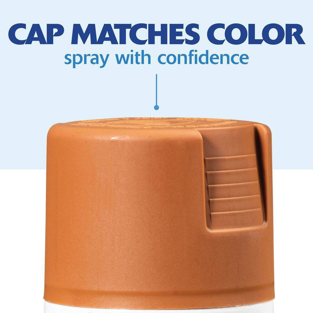 12 Oz. Satin Warm Caramel General Purpose Spray Paint (6-Pack)