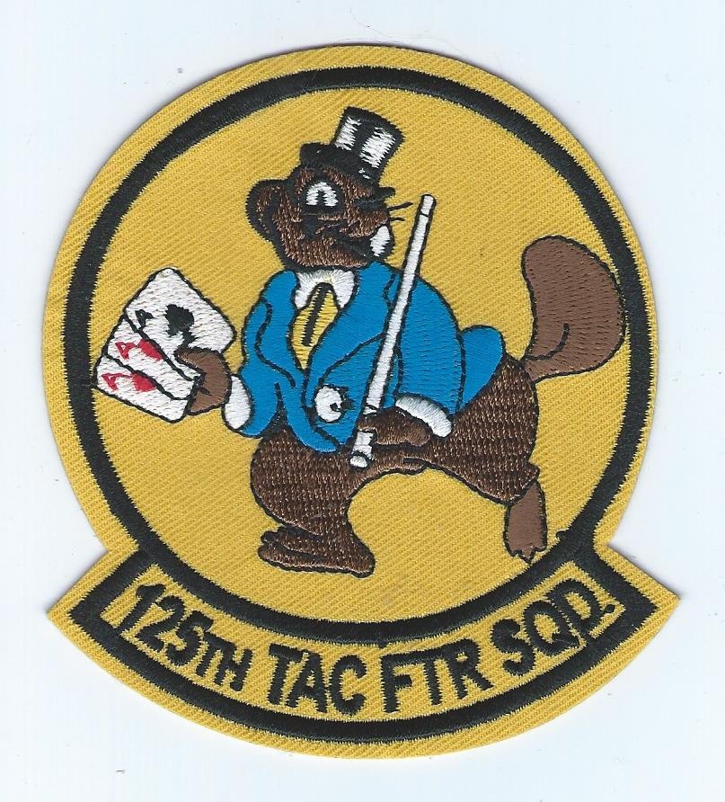 125th FIGHTER SQUADRON (HERITAGE TFS)!!NEW, 2014!! patch