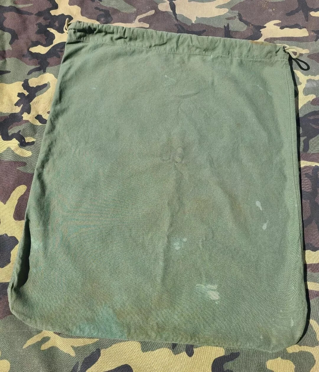 Barracks Cotton Canvas Laundry Bag USGI US Military - Previously Issued G / VGC