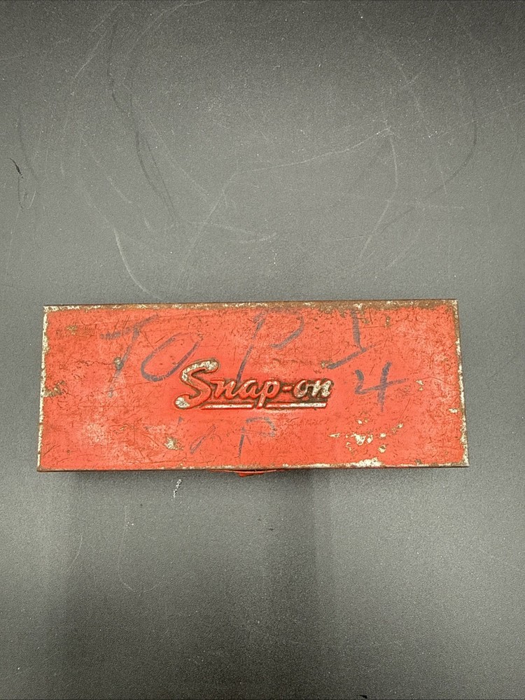 SNAP ON TOOLS KRA 222B Red Metal Tool Box 1/4" Drive  - BOX ONLY date code 79