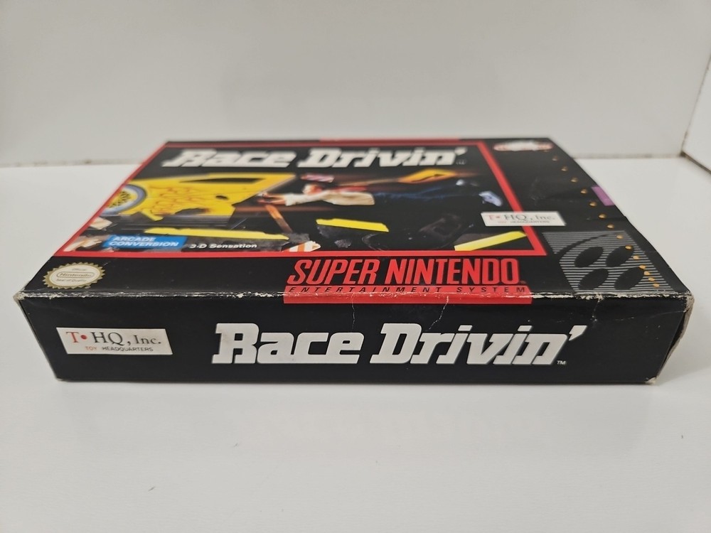 Race Drivin Box Only Authentic Super Nintendo SNES