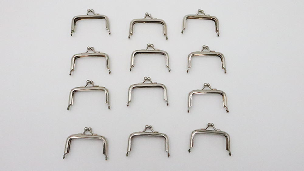 Purse Frames (Silver, 12 in one pack) Goshman