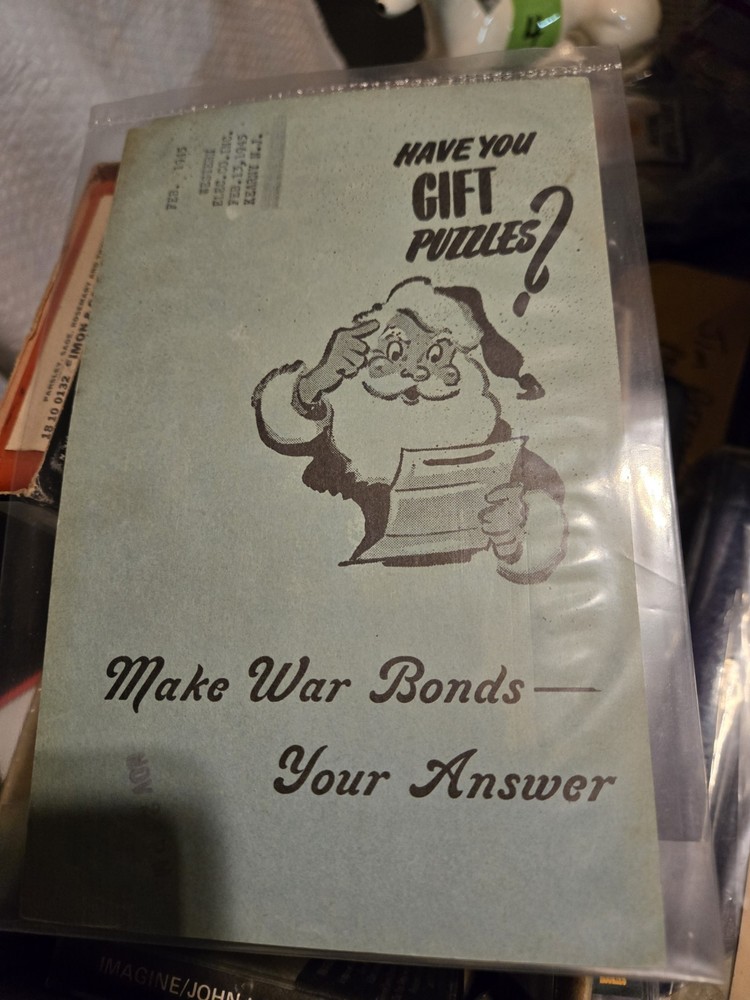 Ww2 War Bond Rare Blue