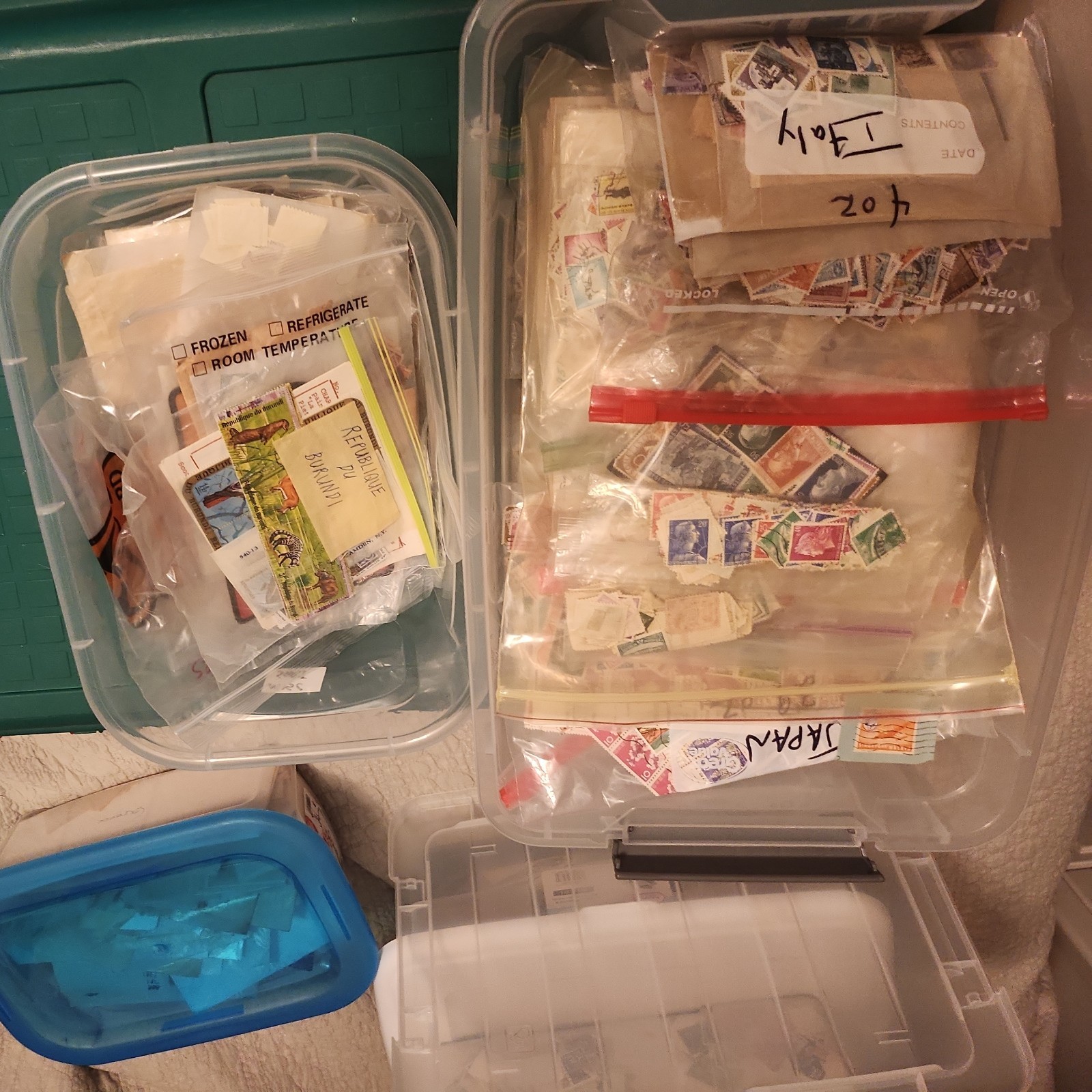 Huge Assortment Worldwide US/Foreign Stamps Used, Mint, Glassines, Covers, BOBs