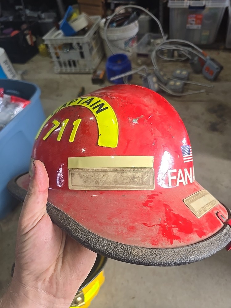 Retired Fire Fighter Helmet