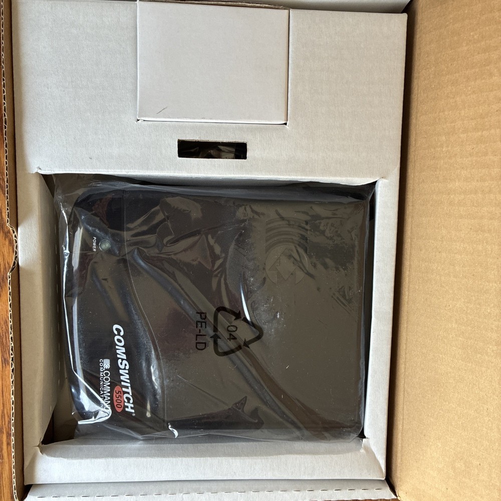 Command Communications ComSwitch 5500 Phone Fax Modem 3-Port Call Switch Sealed