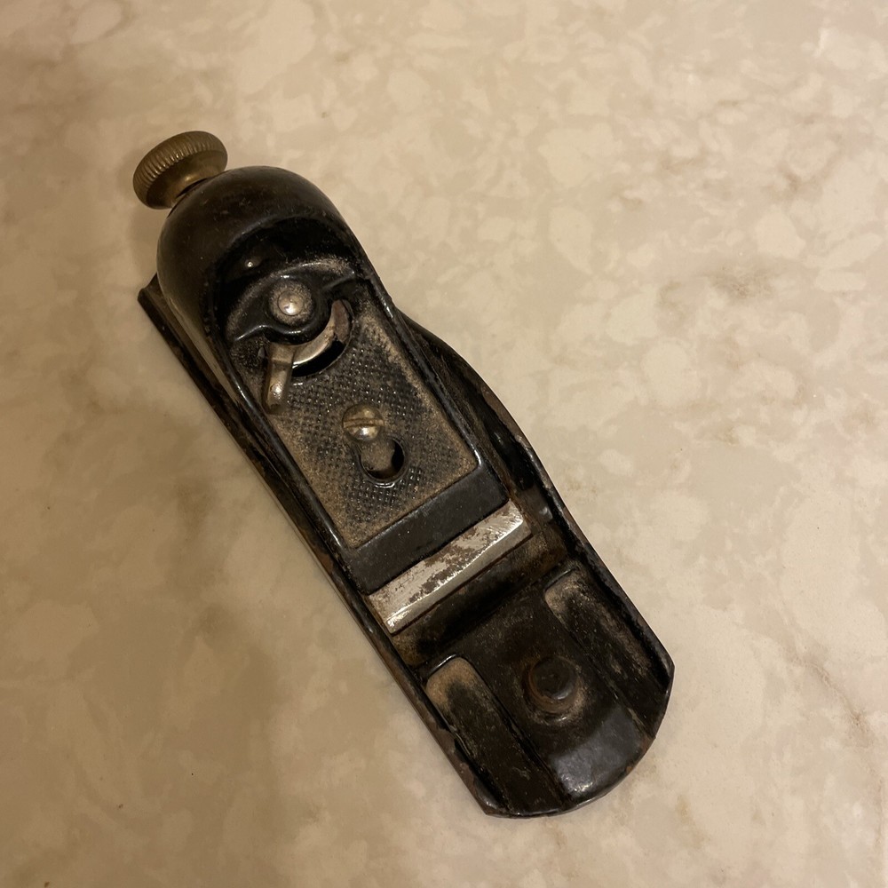 vintage block plane low angle woodworking tool adjustable