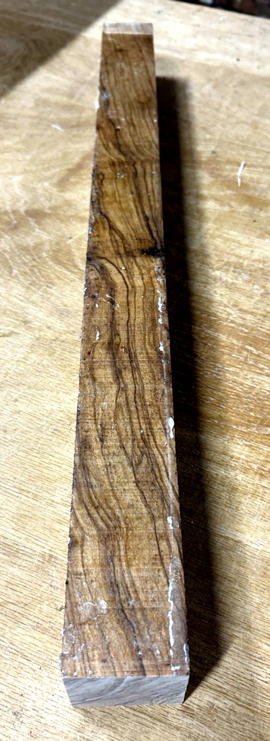 ONE BEAUTIFUL OLIVE TURNING BLANK LUMBER LATHE WOOD LUMBER 3" X 3" X 12"