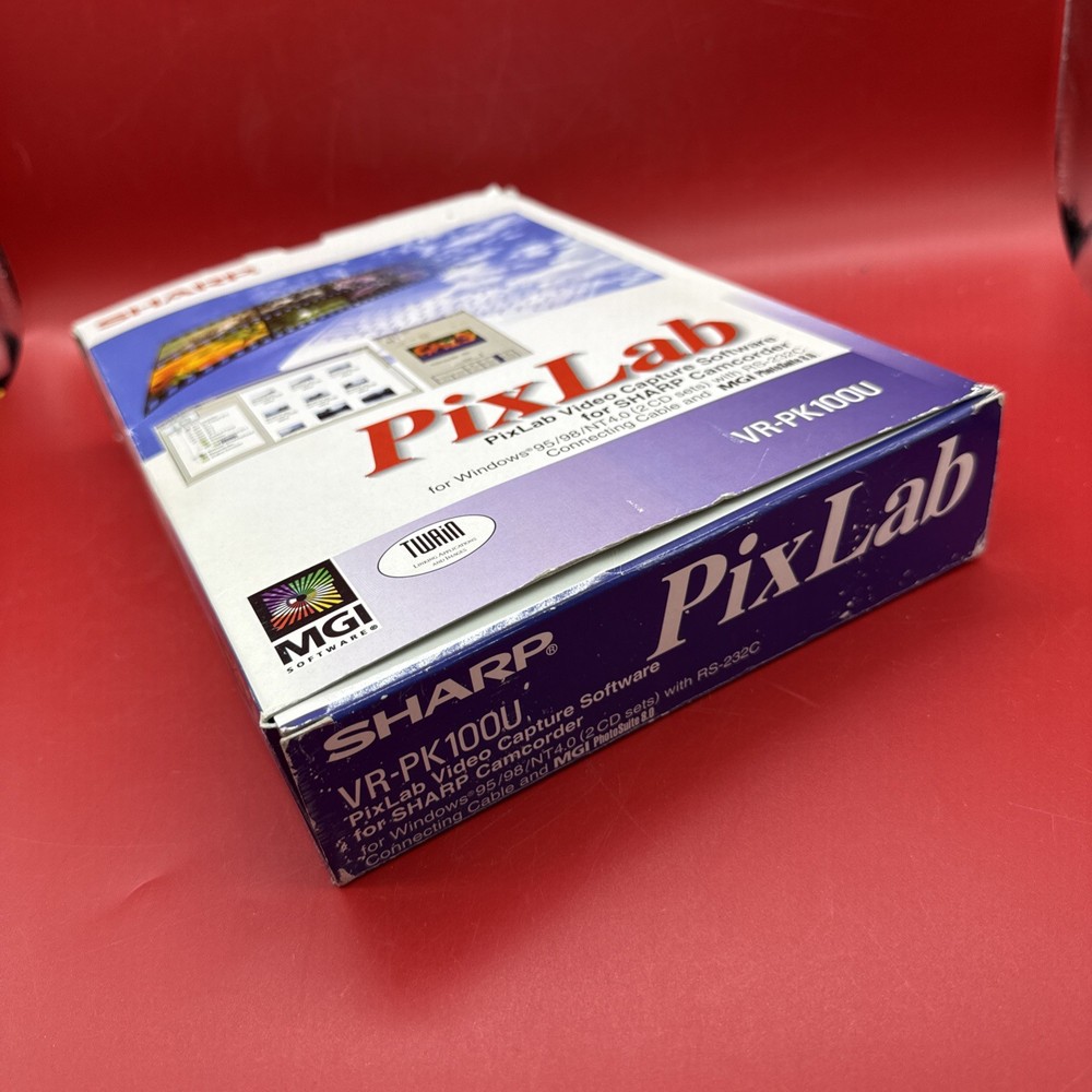 Sharp PixLab Video Capture Software Windows 95/98/NT4.0 For Sharp Camcorder