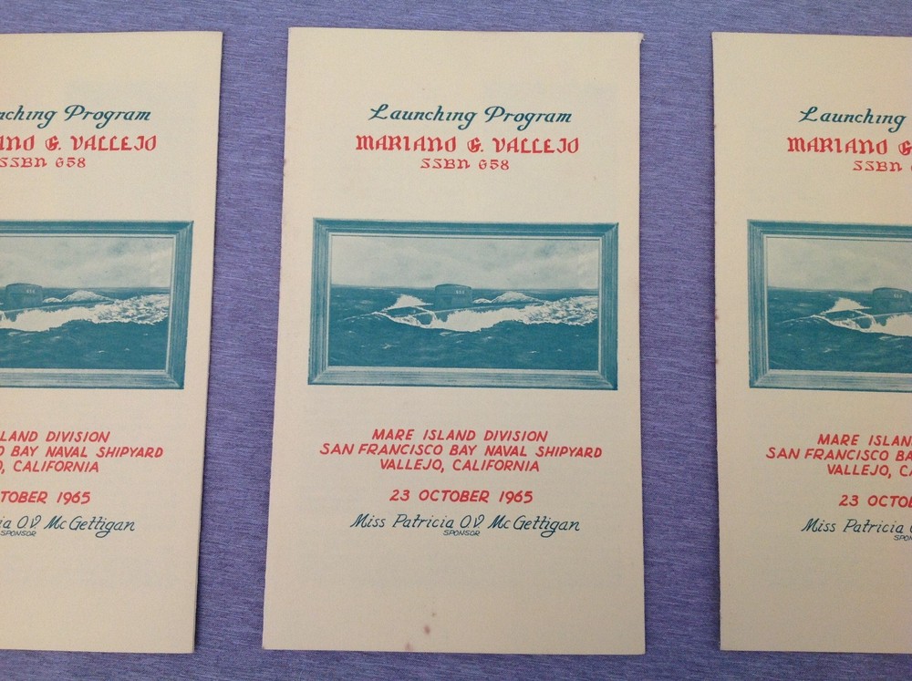 3 1965 Mare Island Navy Yard Programs