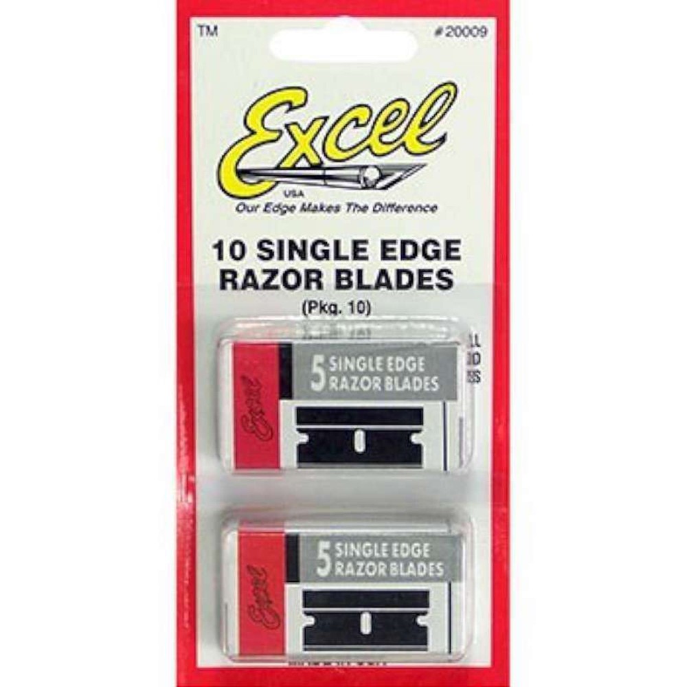 Single Edge Utility (10) Excel Hobby Blade Corp EXL20009