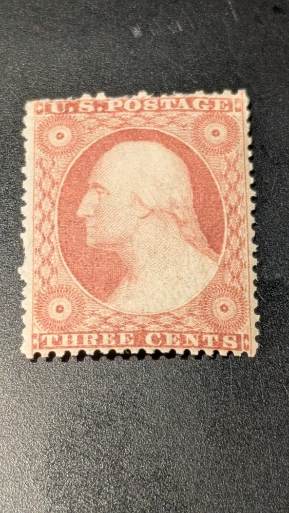 U.S. Stamp #26 Mint VFLH With Perf. Issues